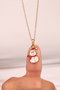 Heliophilia Silver Collar Dorado CHRM15002 con Colgante de 2 x 1,5 cm